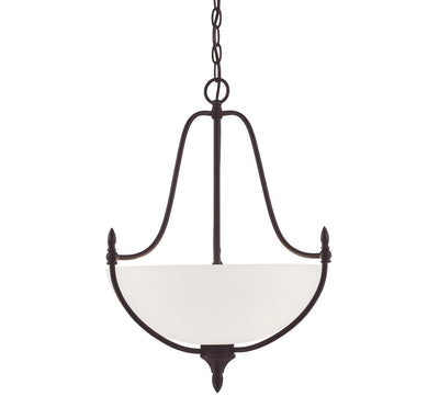 Savoy House - 7-1004-3-13 - Three Light Pendant - Herndon - English Bronze