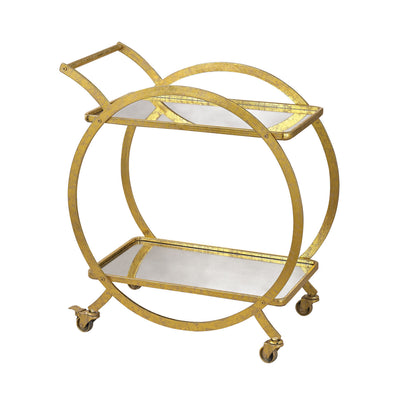 ELK Home - 351-10212 - Bar Cart - Ring - Gold