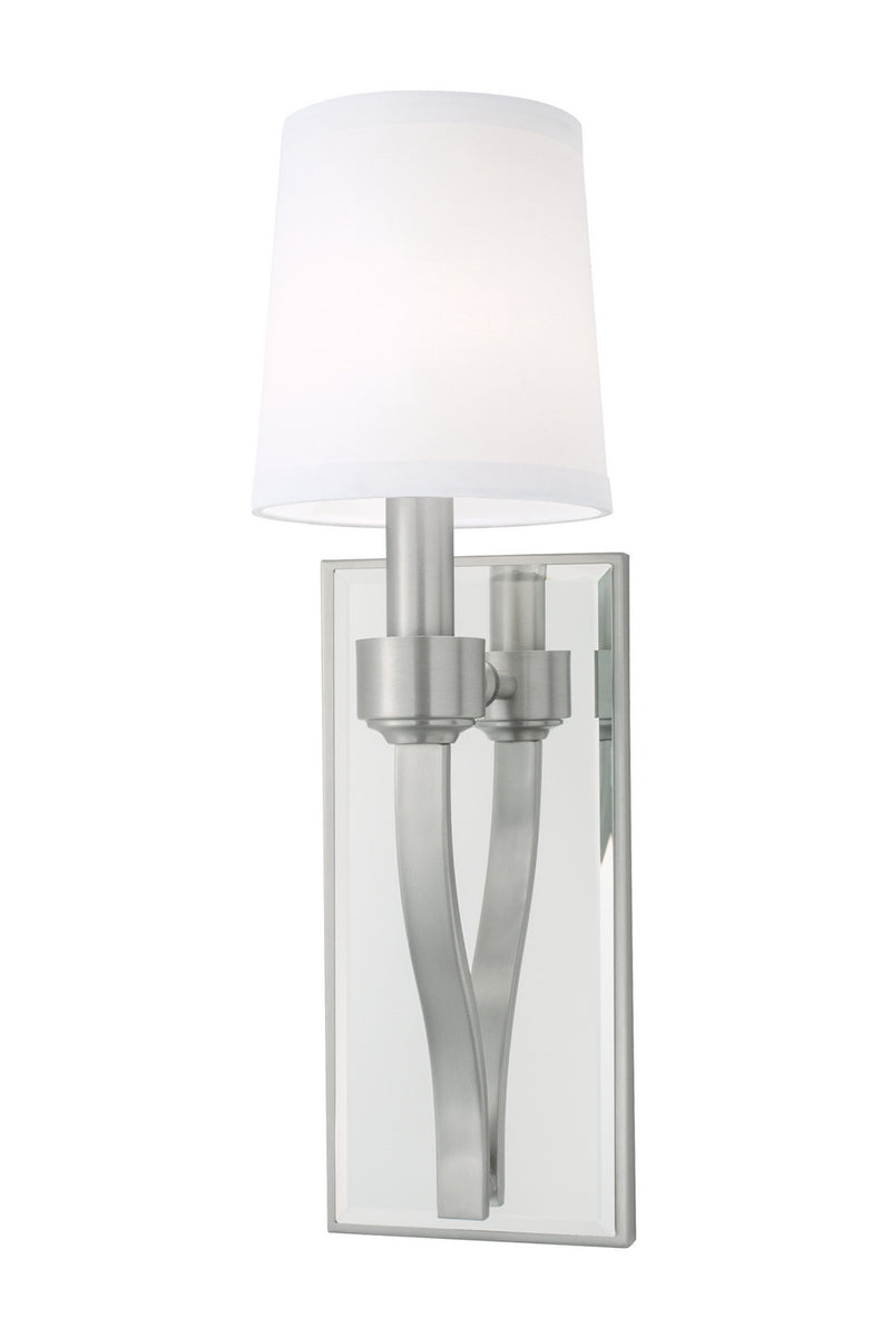 Norwell Lighting - 5611-BN-WS - One Light Wall Mount - Roule - Brush Nickel