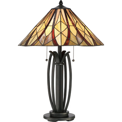 Quoizel - TFVY6325VA - Two Light Table Lamp - Victory - Valiant Bronze