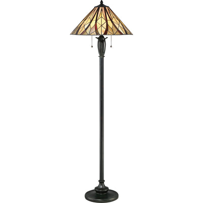 Quoizel - TFVY9359VA - Two Light Floor Lamp - Victory - Valiant Bronze