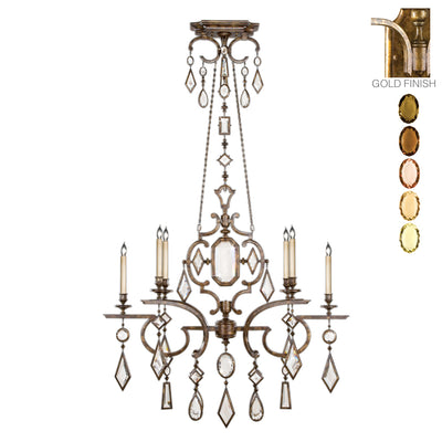 Fine Art - 726040-1ST - Six Light Chandelier - Encased Gems - Gold