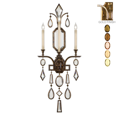 Fine Art - 727050-1ST - Three Light Wall Sconce - Encased Gems - Gold