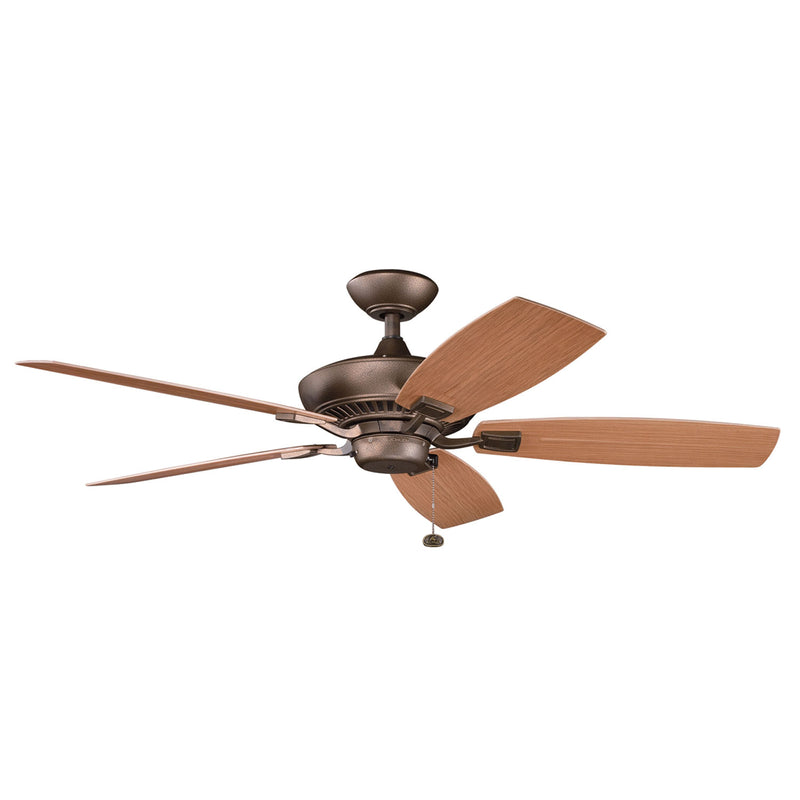 Kichler - 310192WCP - 52``Ceiling Fan - Canfield Patio - Weathered Copper Powder Coat