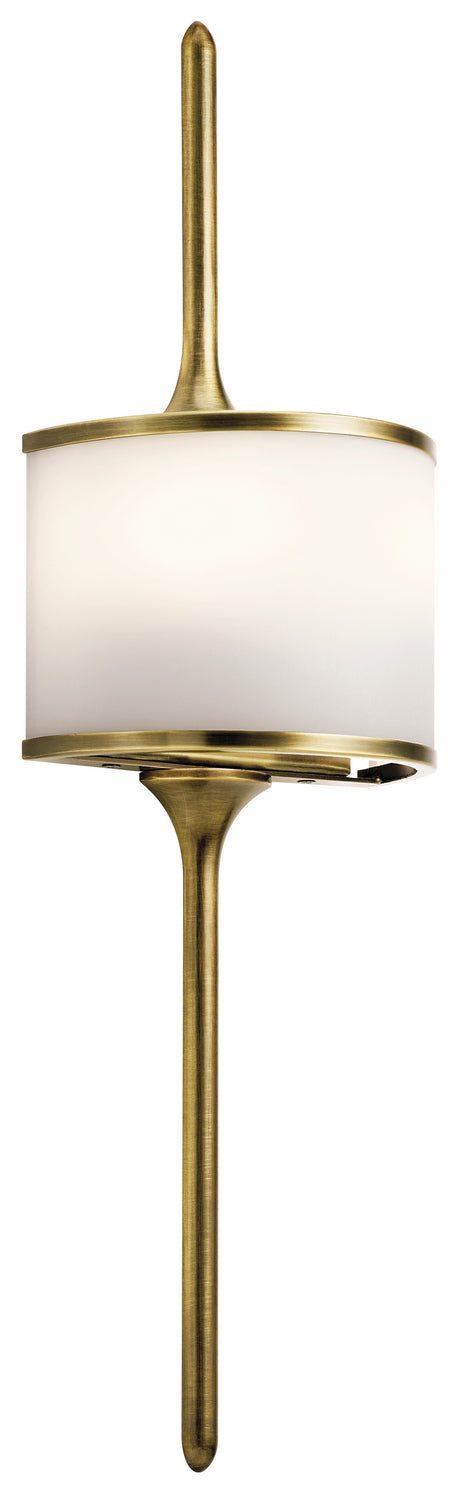 Kichler - 43375NBR - Two Light Wall Sconce - Mona - Natural Brass