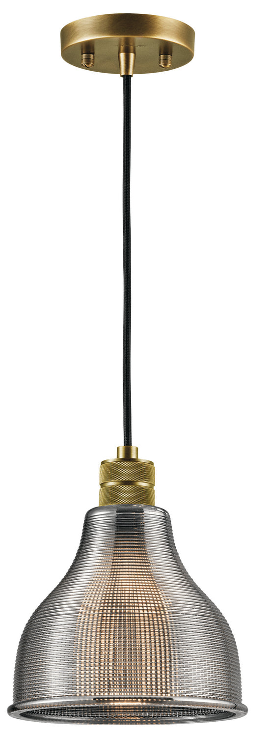 Kichler - 43551NBR - One Light Mini Pendant - Devin - Natural Brass
