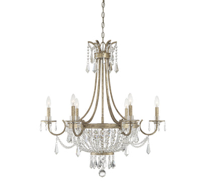 Savoy House - 1-3060-6-60 - Six Light Chandelier - Claiborne - Avalite