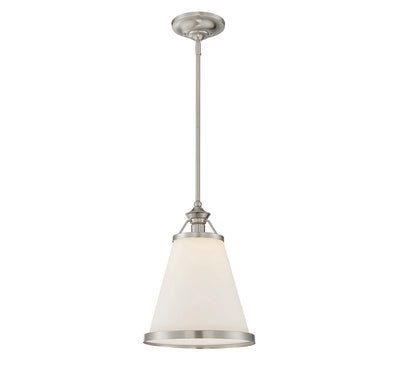 Savoy House - 7-130-1-SN - One Light Pendant - Ashmont - Satin Nickel