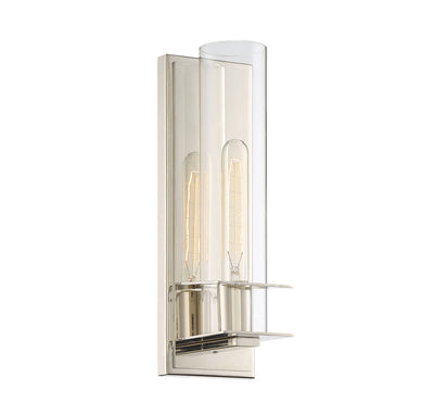 Savoy House - 9-100-1-109 - One Light Wall Sconce - Hartford - Polished Nickel