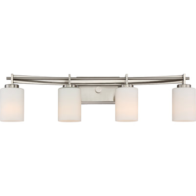 Quoizel - TY8604BN - Four Light Bath Fixture - Taylor - Brushed Nickel