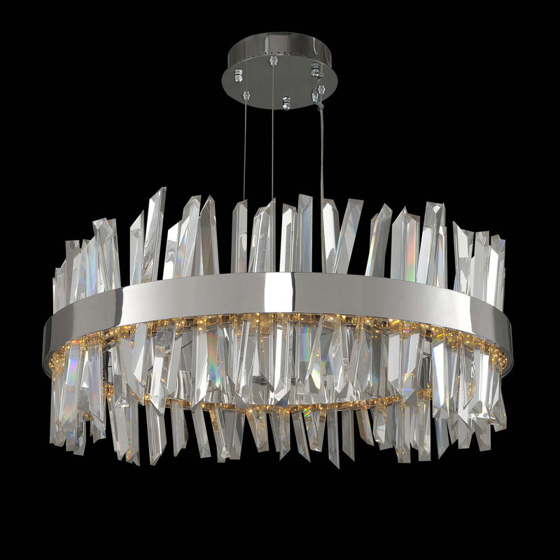 Allegri - 030255-010 - LED Pendant - Glacier - Chrome