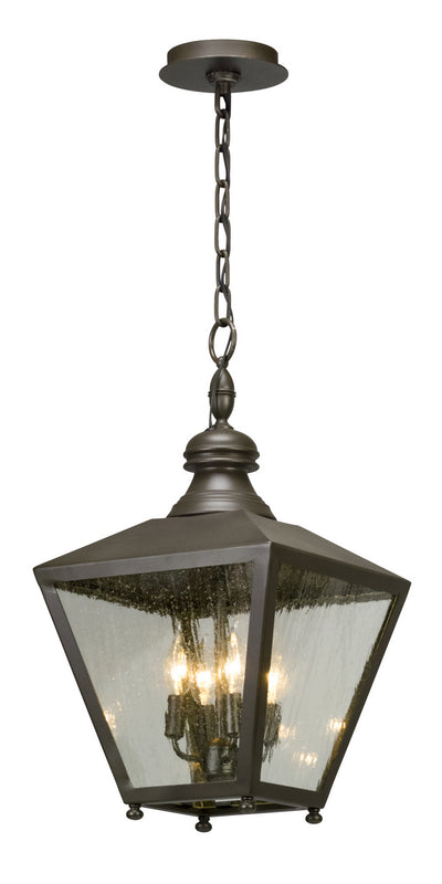 Troy Lighting - F5197 - Four Light Hanging Lantern - Mumford - Bronze