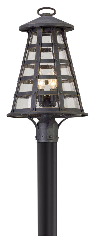 Troy Lighting - P5165 - Four Light Post Lantern - Benjamin - Vintage Iron