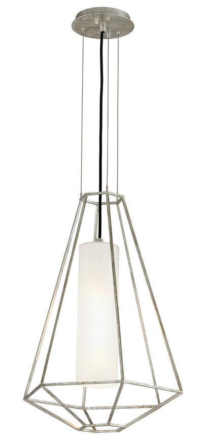 Troy Lighting - F5253 - One Light Pendant - Silhouette - Silver Leaf