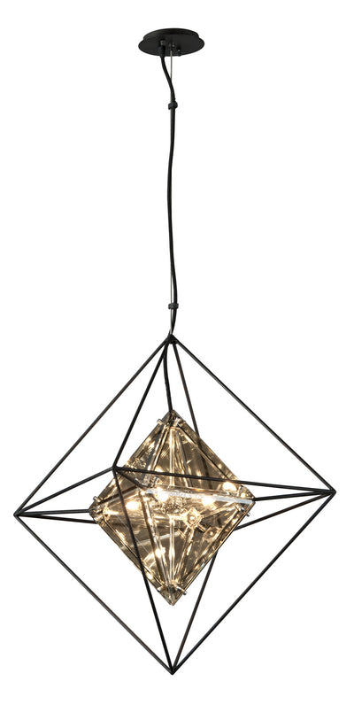 Troy Lighting - F5325-TRN - Four Light Pendant - Epic - Forged Iron