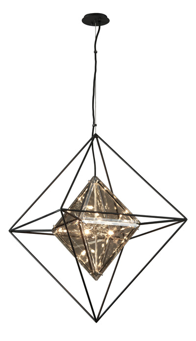 Troy Lighting - F5326-TRN - Six Light Pendant - Epic - Forged Iron