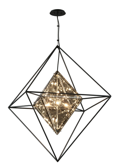 Troy Lighting - F5327 - Eight Light Pendant - Epic - Forged Iron