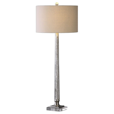 Uttermost - 29225 - One Light Table Lamp - Fiona - Brushed Nickel