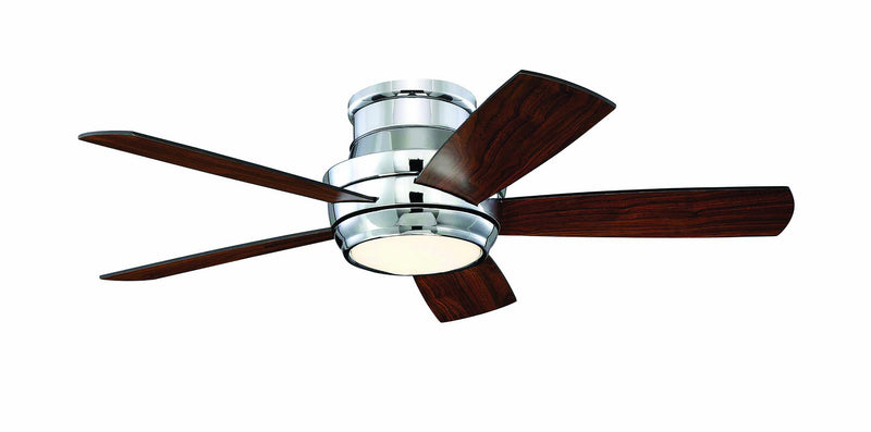 Craftmade - TMPH44CH5 - 44``Ceiling Fan - Tempo Hugger 44" - Chrome