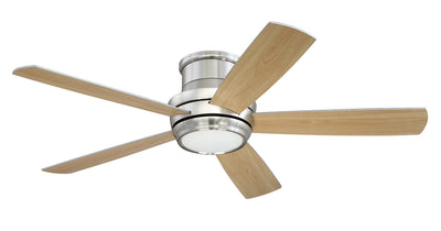 Craftmade - TMPH52BNK5 - 52``Ceiling Fan - Tempo Hugger 52" - Brushed Polished Nickel