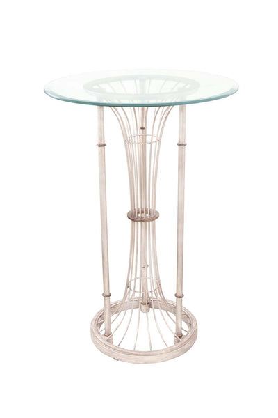 Kalco - 800103PS - Pub Table - Bal Harbour - Pearl Silver