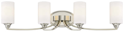Minka-Lavery - 3984-613 - Four Light Bath - Tilbury - Polished Nickel
