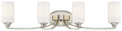 Minka-Lavery - 3984-613 - Four Light Bath - Tilbury - Polished Nickel