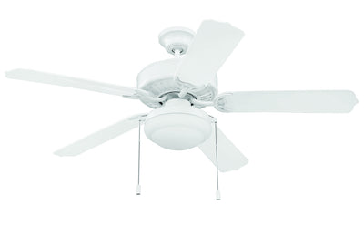 Craftmade - END52WW5PC1 - 52``Ceiling Fan - Enduro Plastic with Light Kit - White