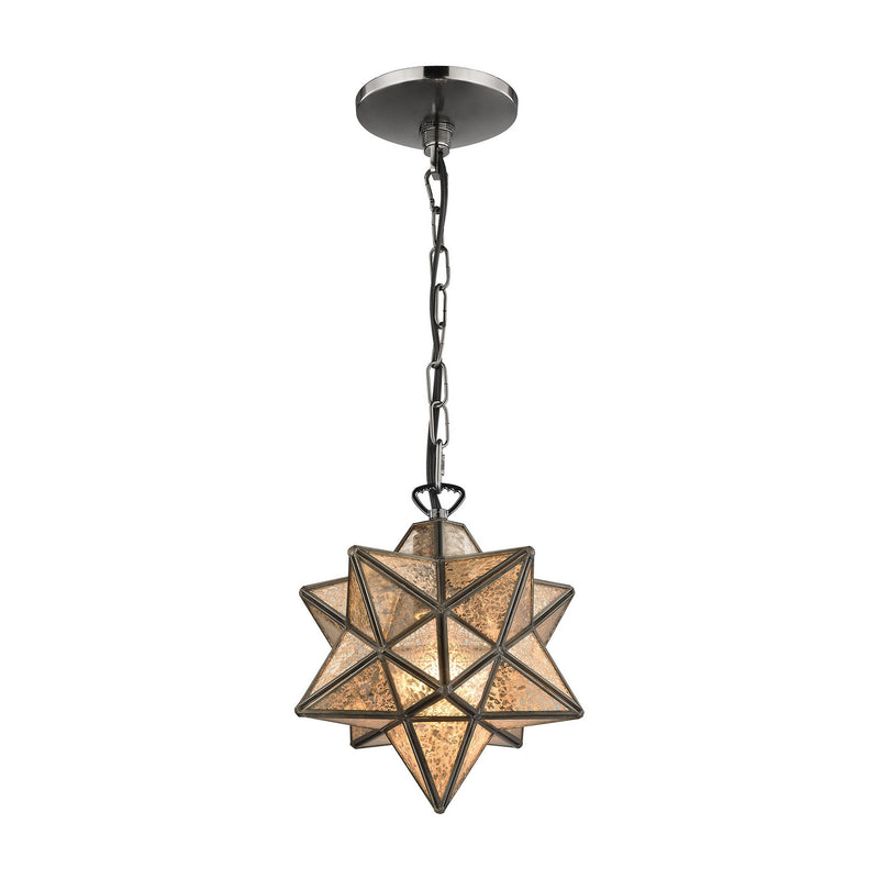 ELK Home - 1145-009 - One Light Mini Pendant - Moravian Star - Oil Rubbed Bronze