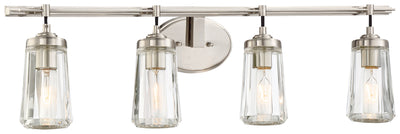 Minka-Lavery - 2304-84 - Four Light Bath - Poleis - Brushed Nickel