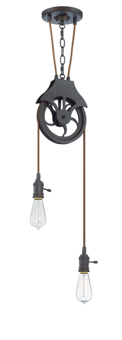 Craftmade - CPMKP-2ABZ - Two Light Keyed Socket Pully Pendant Hardware - Design & Combine - Aged Bronze Brushed