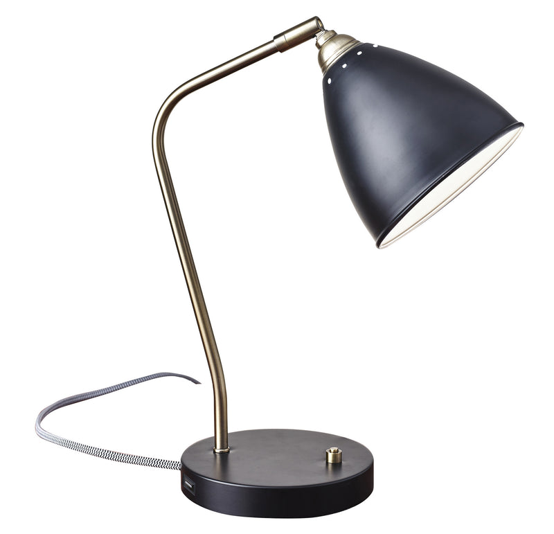 Adesso Home - 3463-01 - Desk Lamp - Chelsea - Painted Black