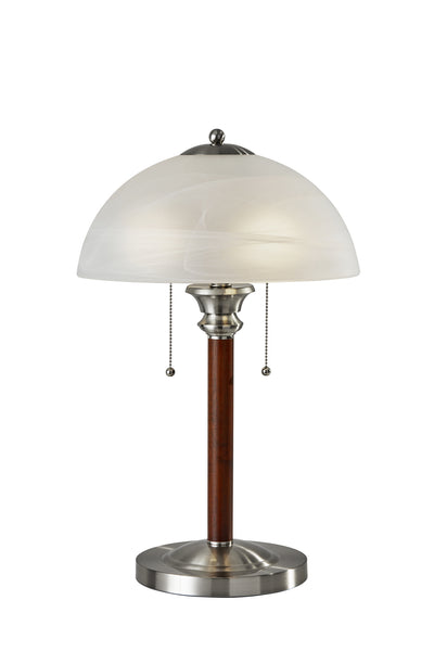 Adesso Home - 4050-15 - Two Light Table Lamp - Lexington - Brushed Steel