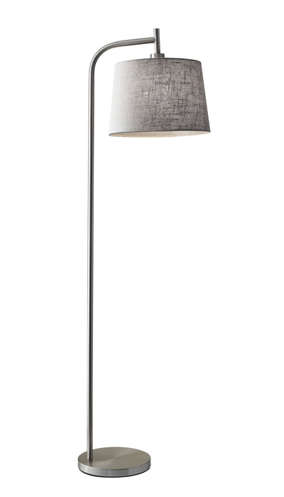 Adesso Home - 4071-22 - Floor Lamp - Blake - Brushed Steel