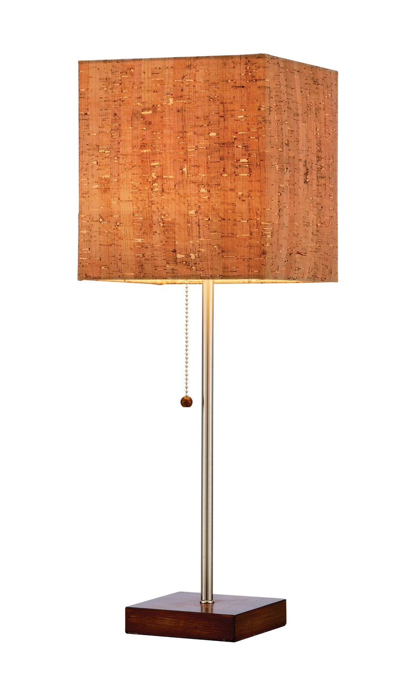 Adesso Home - 4084-15 - Table Lamp - Sedona - Walnut Wood