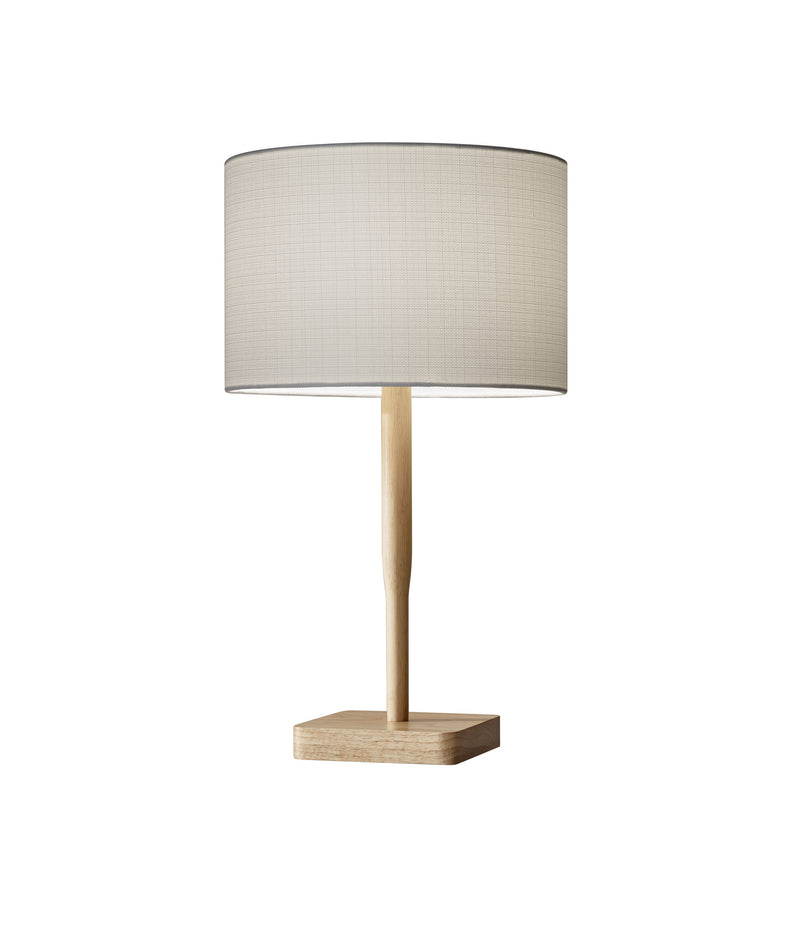Adesso Home - 4092-12 - Table Lamp - Ellis - Natural Rubber Wood
