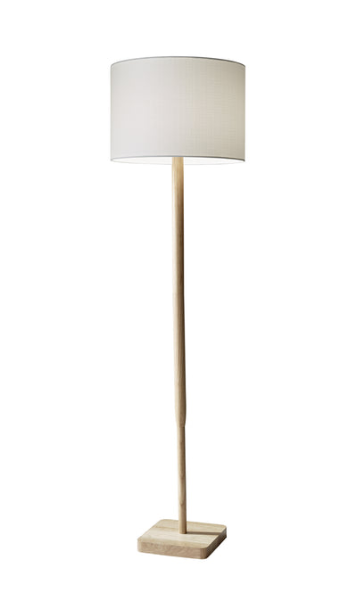Adesso Home - 4093-12 - Floor Lamp - Ellis - Natural Rubber Wood
