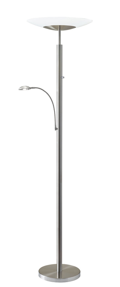 Adesso Home - 5128-22 - LED Torchiere - Stellar - Brushed Steel