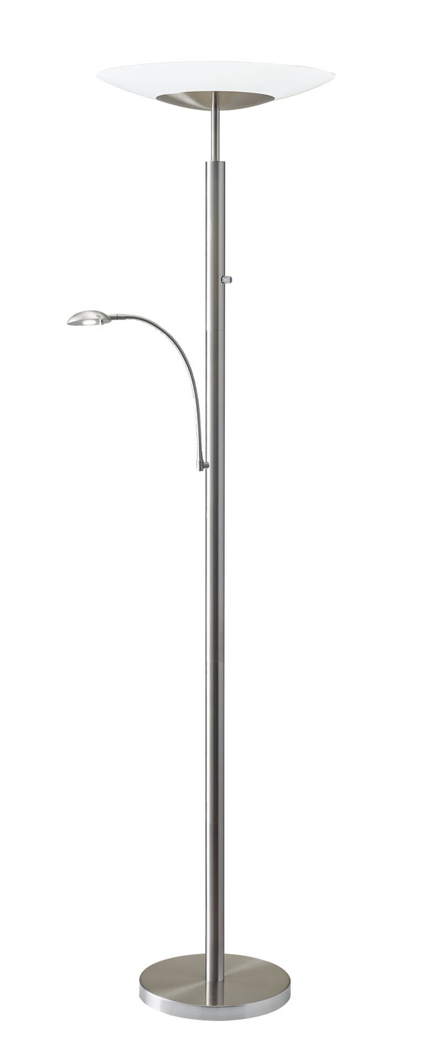 Adesso Home - 5128-22 - LED Torchiere - Stellar - Brushed Steel