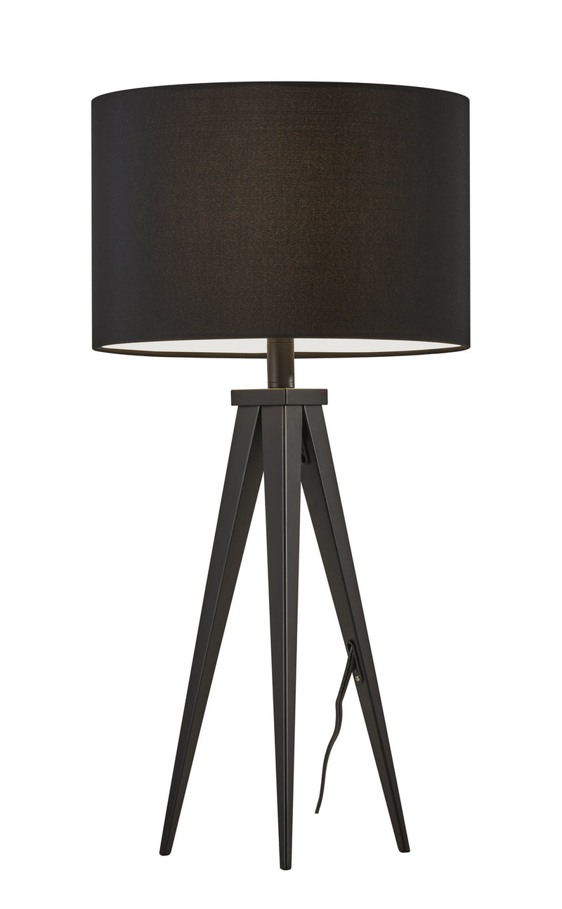 Adesso Home - 6423-01 - Table Lamp - Director - Black