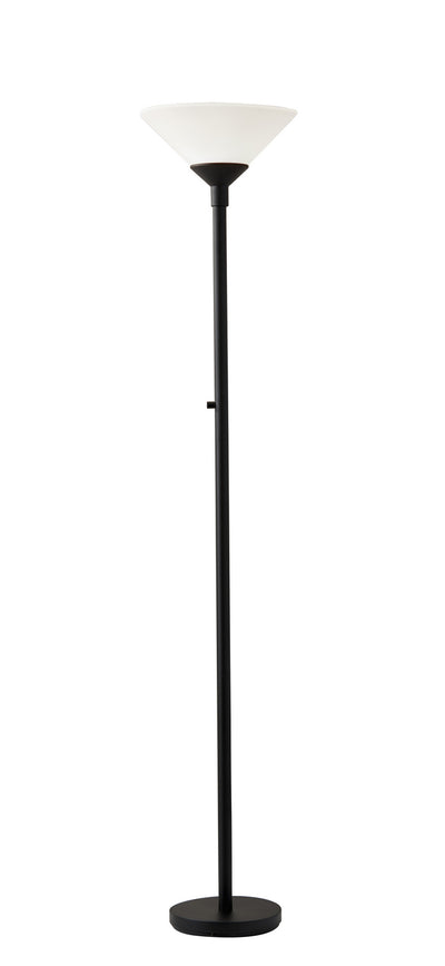 Adesso Home - 7500-01 - Two Light Torchiere - Aries - Black
