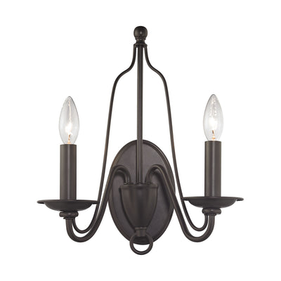 ELK Home - 32160/2 - Two Light Wall Sconce - Monroe - Oil Rubbed Bronze