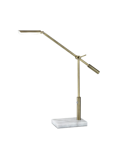 Adesso Home - 4128-21 - LED Desk Lamp - Vera - White Marble