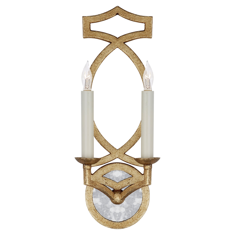 Visual Comfort Signature - NW 2311VG - Two Light Wall Sconce - Brittany - Venetian Gold