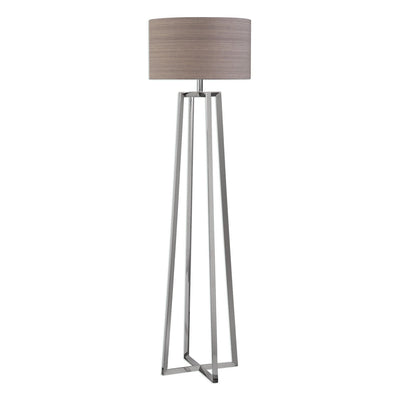 Uttermost - 28111 - One Light Floor Lamp - Keokee - Polished Stainless Steel