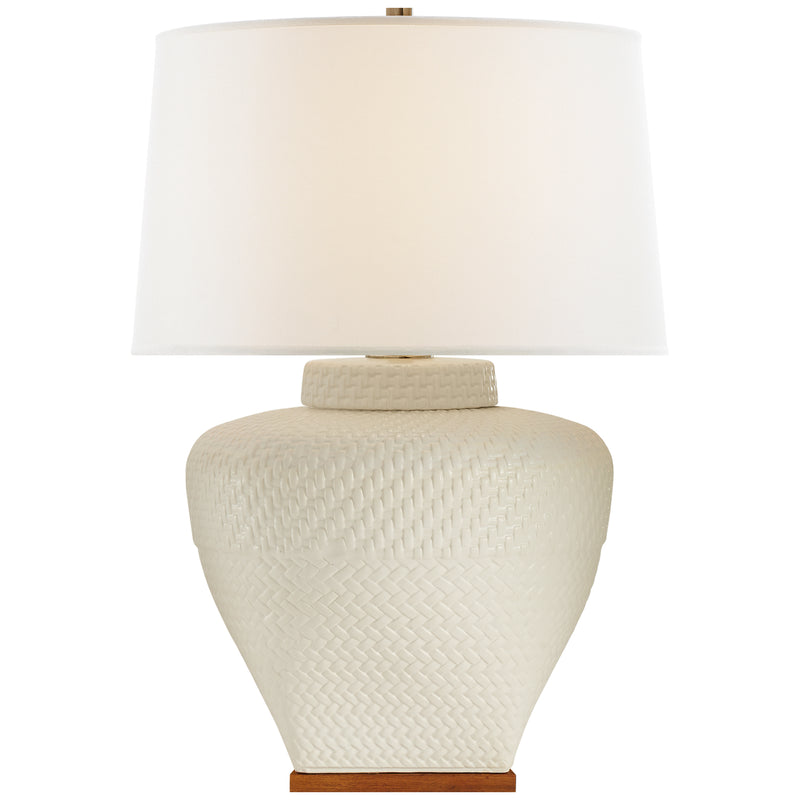 Ralph Lauren - RL 3622WLC-L - One Light Table Lamp - Isla - White Leather Ceramic