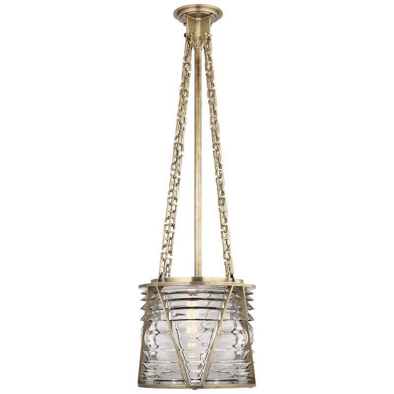 Ralph Lauren - RL 5147NB-CG - One Light Lantern - Chatham - Natural Brass