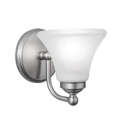 Norwell Lighting - 9661-BN-FL - One Light Wall Sconce - Soleil - Brush Nickel