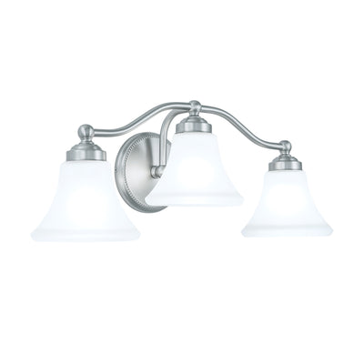 Norwell Lighting - 9663-BN-FL - Three Light Wall Sconce - Soleil - Brush Nickel