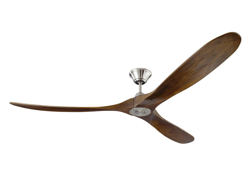 Visual Comfort Fan - 3MAVR70BS - 70``Ceiling Fan - Maverick 70 - Brushed Steel